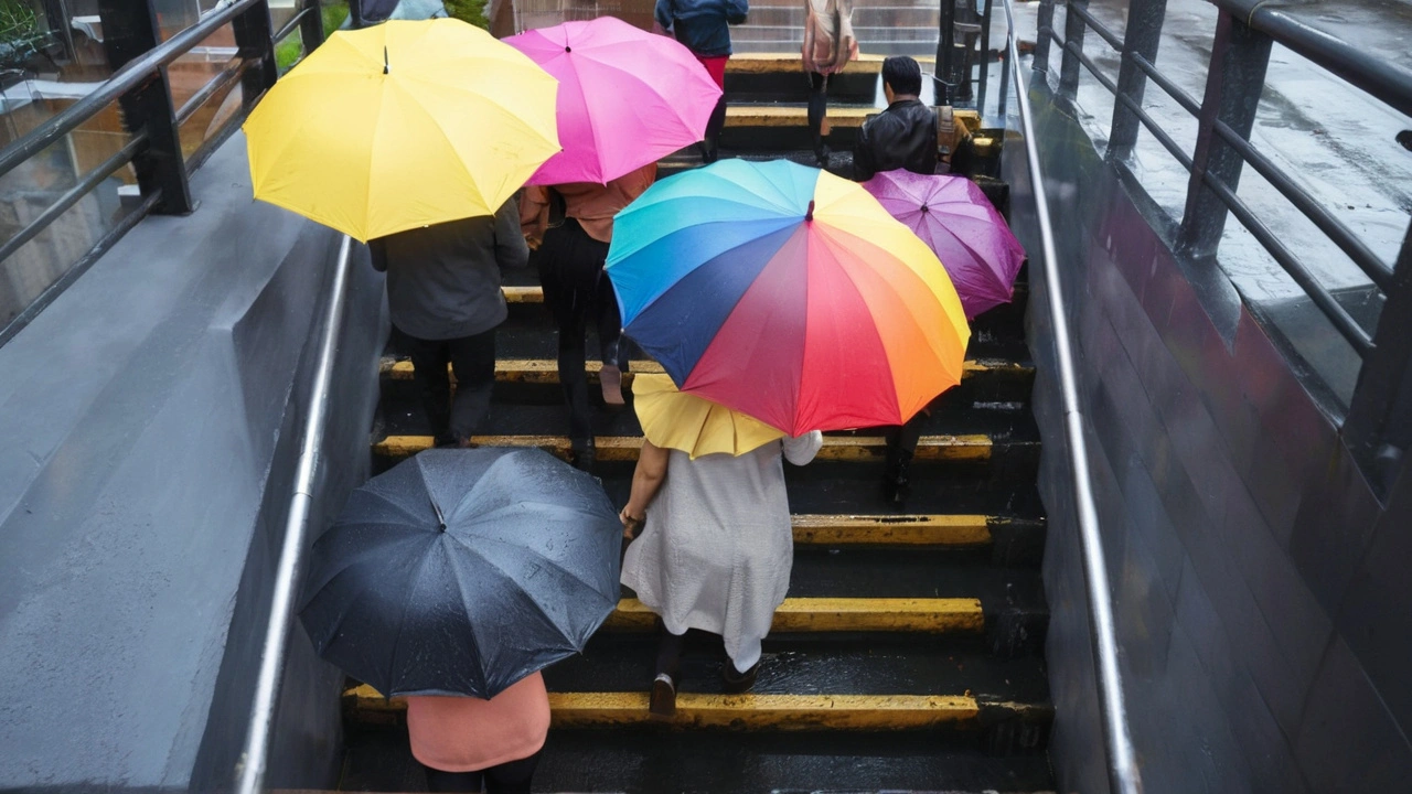 Alerta de Lluvias Emitida para Santiago: Sistema Meteorológico Inminente