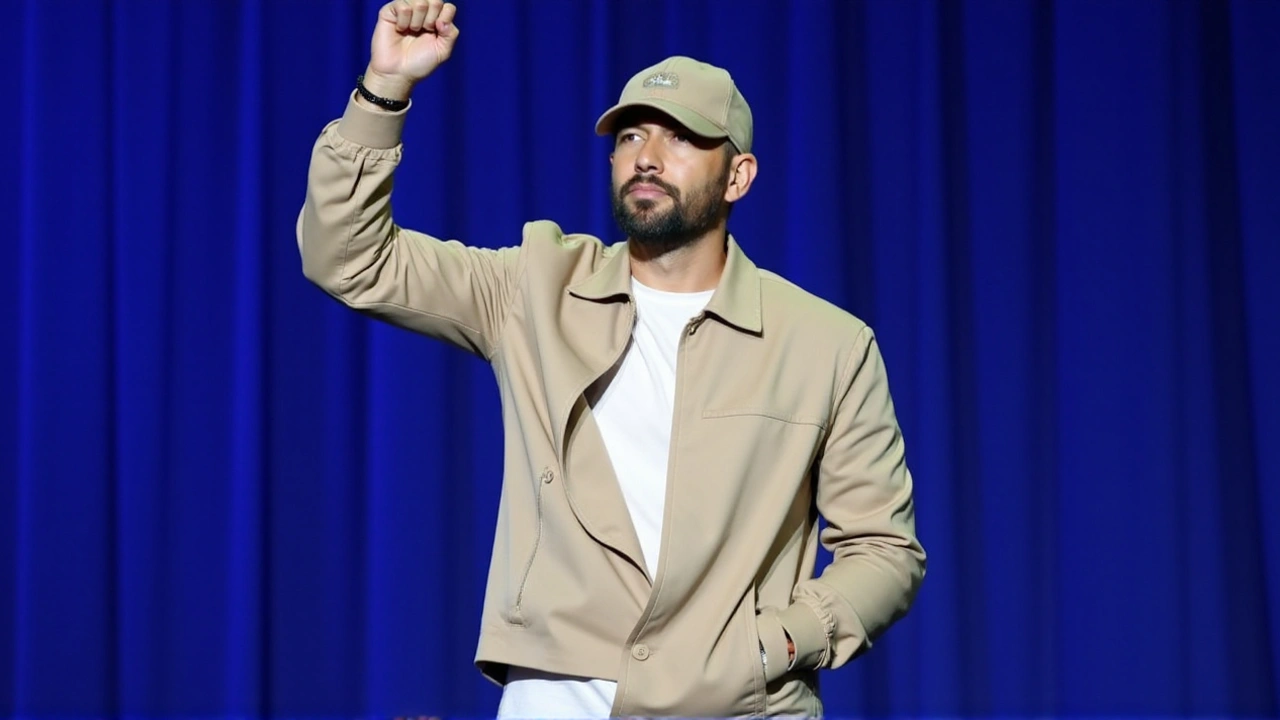 Eminem Lanza Críticas a Trump en Evento de Kamala Harris en Detroit