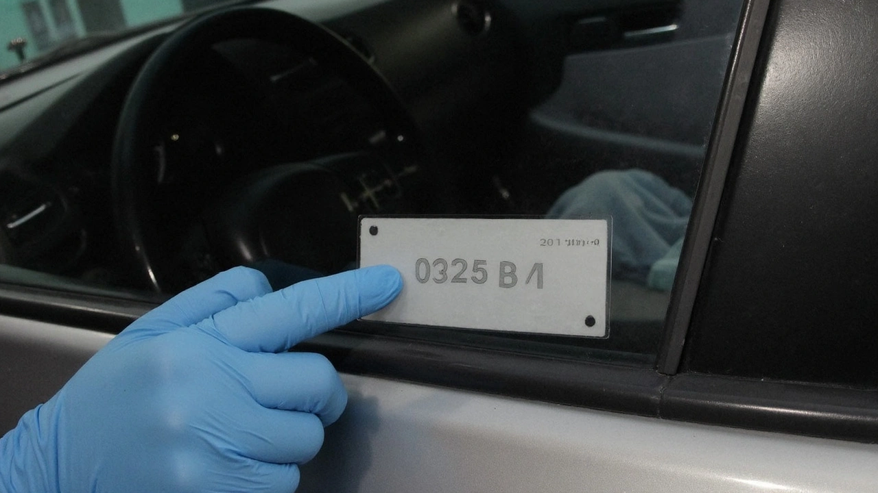 Obligatorio grabar patente en vidrios y espejos de autos en Chile desde mayo de 2025