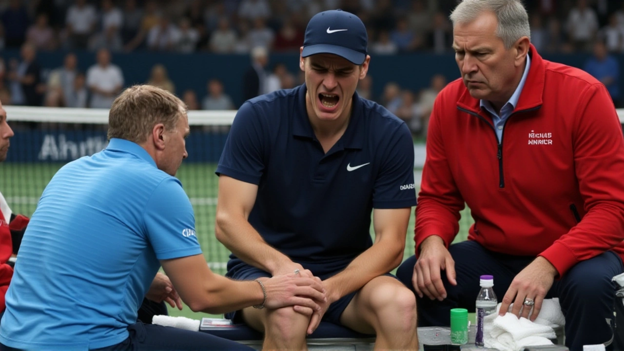Jannik Sinner se retira en Shanghai por calambres y desata polémica en la ATP